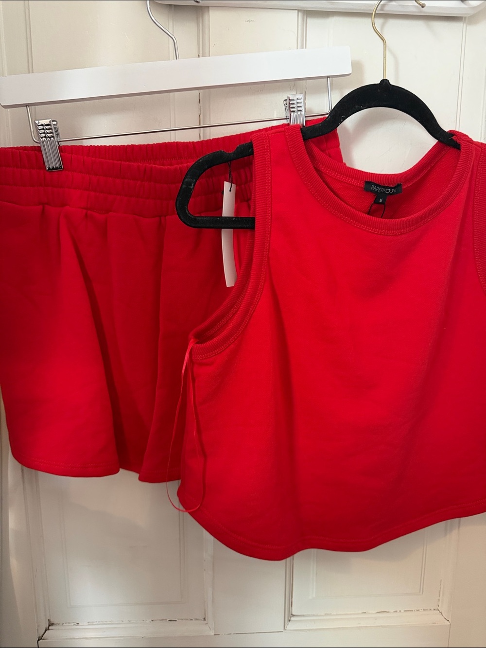 New Papermoon Red Skort/ Top Set